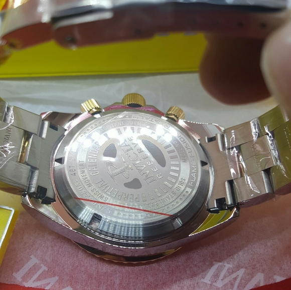 FIRM PRICE-NWOT Invicta Swiss Reserve Perpetual CALENDA( WATCH ONLY) - Picture 5 of 12